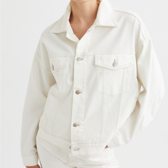 Oversize denim jacket - Picture 1 of 8